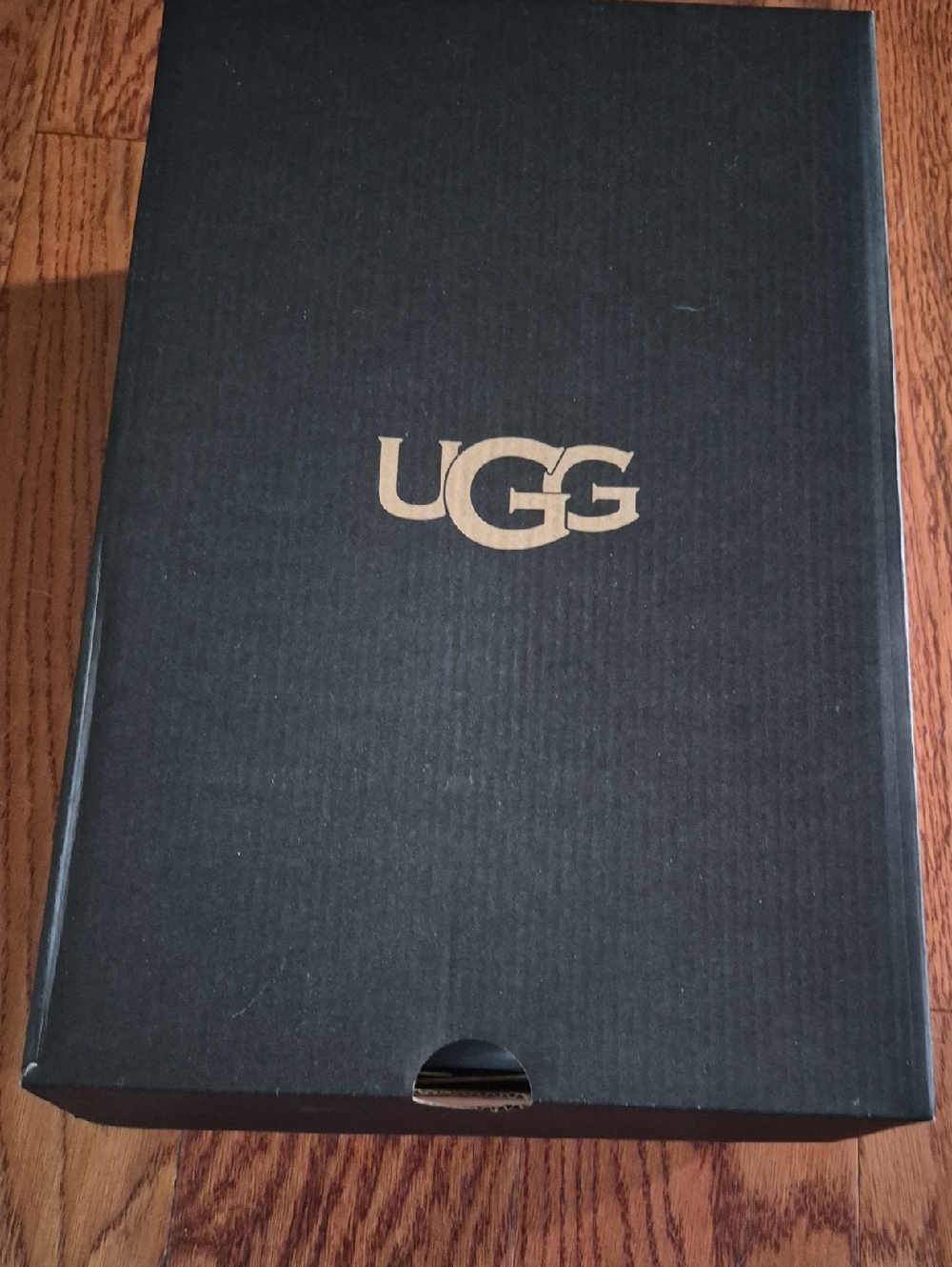 UGG Black Slip-On Loafers Box